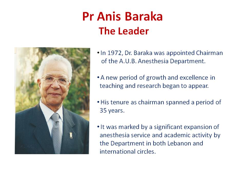 Session en memoire du Pr Anis Baraka durant le 12eme Congres Pan Arabe, Dubai, Septembre 2018 